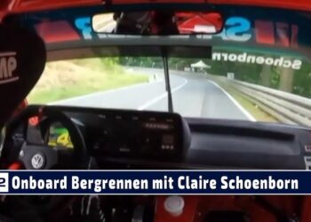 MOTOR TV22: Onboard Claire Schoenborn auf VW Golf 1 STW beim Glasbachrennen mit technischen Details