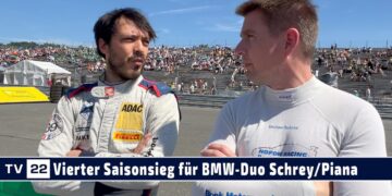 MOTOR TV22: Vierter Saisonsieg für BMW-Duo Schrey/Piana auf dem Norisring | ADAC GT4 Germany