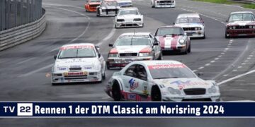 MOTOR TV22: Rennen 1 DTM Classic die besten Bildern und Interviews Startaufstellung Norisring 2024