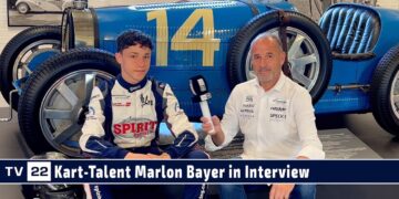 MOTOR TV22: Kart-Talent Marlon Bayer im Interview in der autobau erlebniswelt