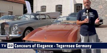 CLASSIC TV22 Live mit den Stimmen und Oldtimern vom 1. Concours of Elegance Germany –  Tegernsee