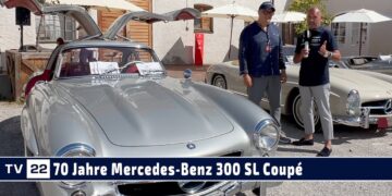 CLASSIC TV22: 70 Jahre Mercedes-Benz 300 SL Flügeltürer beim Concours of Elegance Germany Tegernsee
