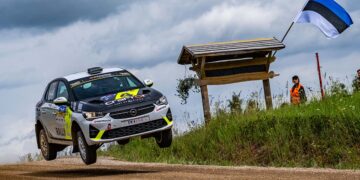 Podestplatz für das ADAC Opel Rally Junior Team in Estland