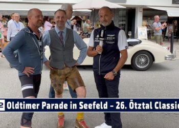 MOTOR TV22: Die Oldtimer Parade im Zentrum von Seefeld bei der Ötztal Classic 2024