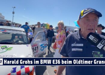 MOTOR TV22: Harald Grohs im BMW E36 beim Oldtimer Grand Prix 2024