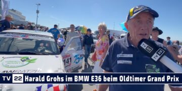 MOTOR TV22: Harald Grohs im BMW E36 beim Oldtimer Grand Prix 2024