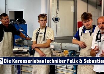 MOBIL TV22: Die Karosseriebautechniker Felix Wolf und Sebastian Kaltschmid treten für Tirol 2024 an