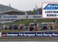🇩🇪 LIVE Truck Grand Prix Most: R4 Goodyear FIA European Truck Racing Ch’ship vom 1. September 2024