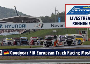 🇩🇪 LIVE Truck Grand Prix Most: R4 Goodyear FIA European Truck Racing Ch’ship vom 1. September 2024