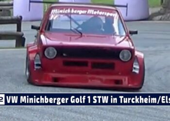 MOTOR TV22: Tobias Santer siegt auf VW Minichberger Golf 1 STW beim legendären Bergrennen Turkheim/F