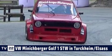 MOTOR TV22: Tobias Santer siegt auf VW Minichberger Golf 1 STW beim legendären Bergrennen Turkheim/F