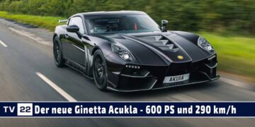 MOTOR TV22: Der neue Ginetta Akula: Kohlefaser-Renner mit über 600 V8-PS