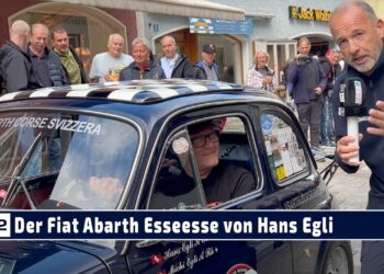 MOTOR TV22: Der Fiat Abart Esseesse von Hans Egli beim Rossfeld Bergrennen 2024