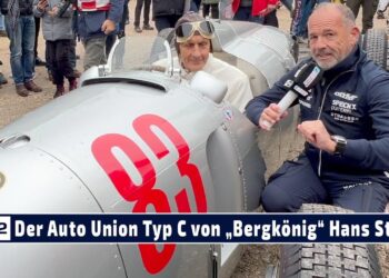 MOTOR TV22: „Strietzel“ Stuck im Auto Union Typ C seines Vaters beim Rossfeld Bergrennen 2024