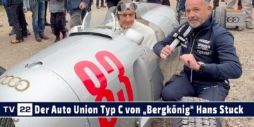 MOTOR TV22: „Strietzel“ Stuck im Auto Union Typ C seines Vaters beim Rossfeld Bergrennen 2024
