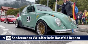 MOTOR TV22: Der VW Käfer 160 PS Sonderumbau perfekt für den Berg beim Rossfeld Bergrennen 2024