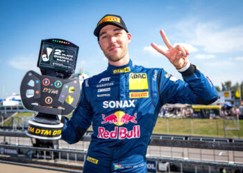 ABT Pilot Kelvin van der Linde weiter an der Tabellenspitze der DTM