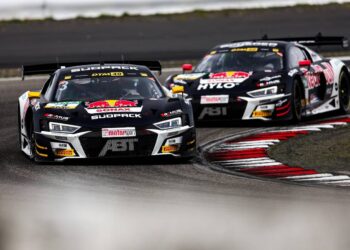 „DTM Kompakt“ auf dem Sachsenring: ABT Pilot Kelvin van der Linde der Gejagte