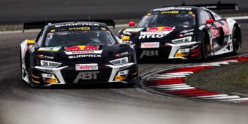 „DTM Kompakt“ auf dem Sachsenring: ABT Pilot Kelvin van der Linde der Gejagte