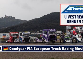 🇩🇪 LIVE Truck Grand Prix Most: R3 Goodyear FIA European Truck Racing Ch’ship vom 1. September 2024