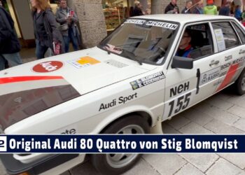 MOTOR TV22: Audi 80 Quattro von Stig Blomquist – Original Werksauto Rally Monte Carlo & Schweden