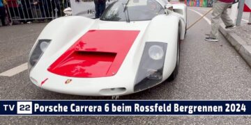 Wiederholungsfahrt nach 60 Jahren: Porsche 906 Carrera 6 mit Rudi Lins beim Rossfeld Bergrennen 2024