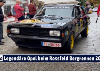 MOTOR TV22: Legendäre Opel Record „Schwarze Witwe“, Kadett oder als Cabrio Rossfeld Bergrennen 2024