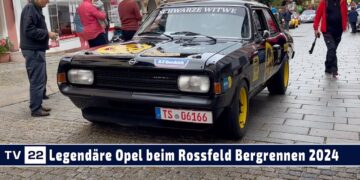 MOTOR TV22: Legendäre Opel Record „Schwarze Witwe“, Kadett oder als Cabrio Rossfeld Bergrennen 2024