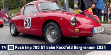 MOTOR TV22: Seltenes Sondermodell Puch Imp 700 GT von Otto Leitner beim Rossfeld Bergrennen 2024