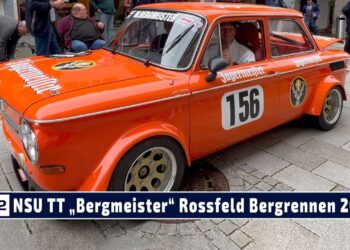 MOTOR TV22: Original NSU TT „Bergmeister“ von Audi Tradition beim Rossfeld Bergrennen 2024