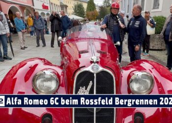 MOTOR TV22: Alfa Romeo 6c 2600 Corsa Speziale 1967 von Wolfgang Jägle beim Rossfeld Bergrennen 2024