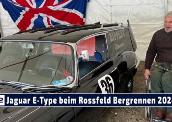 MOTOR TV22: Skurriler Jaguar E-Type beim Rossfeld Bergrennen 2024