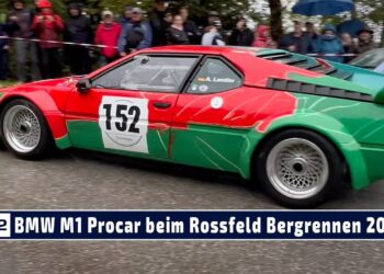 MOTOR TV22: BMW M1 Procar von Alois Landler beim Rossfeld Bergrennen 2024