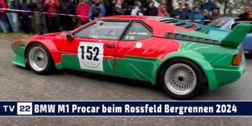 MOTOR TV22: BMW M1 Procar von Alois Landler beim Rossfeld Bergrennen 2024