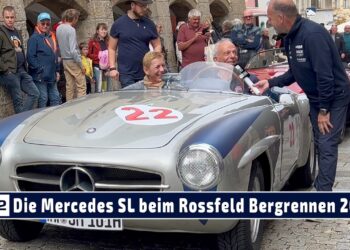 MOTOR TV22: Mercedes-Benz 190 SLR & 300 SL Roadster beim Rossfeld Bergrennen 2024