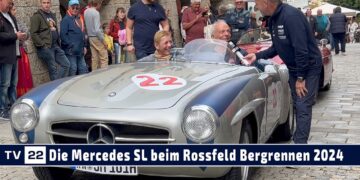 MOTOR TV22: Mercedes-Benz 190 SLR & 300 SL Roadster beim Rossfeld Bergrennen 2024