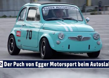 MOTOR TV22: Der Puch von Egger Motorsport beim ATMAS Autoslalom 2024 beim Autohaus Strasser