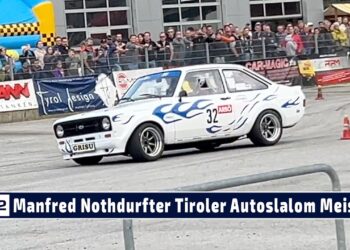 MOTOR TV22: Der Tiroler Meister Manfred Nothdurfter im ATMAS Autoslalom 2024 beim Autohaus Strasser