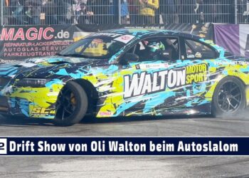 MOTOR TV22: Drift Show von Oli Walton beim ATMAS Autoslalom 2024 beim Autohaus Strasser