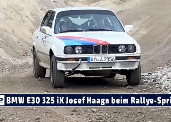 MOTOR TV22: Der BMW E30 325 iX mit Josef Haagn beim Schotter Rallye-Sprint 2024 in Freilassing