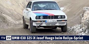 MOTOR TV22: Der BMW E30 325 iX mit Josef Haagn beim Schotter Rallye-Sprint 2024 in Freilassing