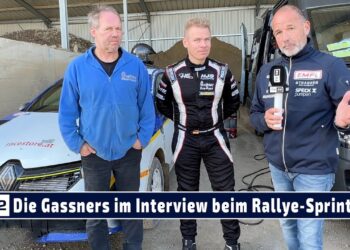 MOTOR TV22: Die Gassners im Interview beim Schotter Rallye-Sprint 2024 in Freilassing