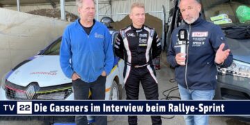 MOTOR TV22: Die Gassners im Interview beim Schotter Rallye-Sprint 2024 in Freilassing