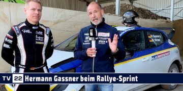 MOTOR TV22: Hermann Gassner mit seinem Renault Clio Rally 3 beim Schotter Rallye-Sprint 2024