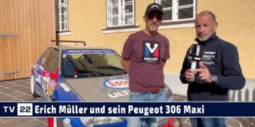MOTOR TV22: Erich Müller und sein Peugeot 306 Maxi bei Rallye Legende Sepp Haider – 50 Jahre Quer