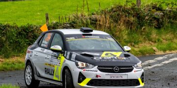 Hohe Ziele: Carlberg/Eriksen wollen im Corsa Rally4 in Polen ihren ersten Saisonsieg