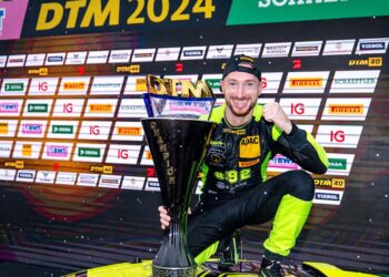 Mirko Bortolotti jubelte über seinen ersten DTM-Titel