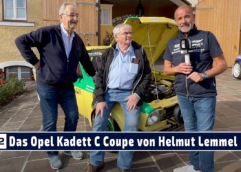 MOTOR TV22: Opel Kadett C Coupe von Helmut Lemmel bei 50 Jahre quer – Rallye Legende Sepp Haider