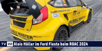 MOTOR TV22: Rallycross-Staatsmeister Alois Höller mit Ford Fiesta beim Race of Austrian Champions