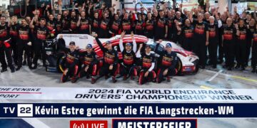 LIVE: Weltmeister-Feier Kévin Estre – Porsche-Werksfahrer gewinnt FIA Langstrecken-Weltmeisterschaft
